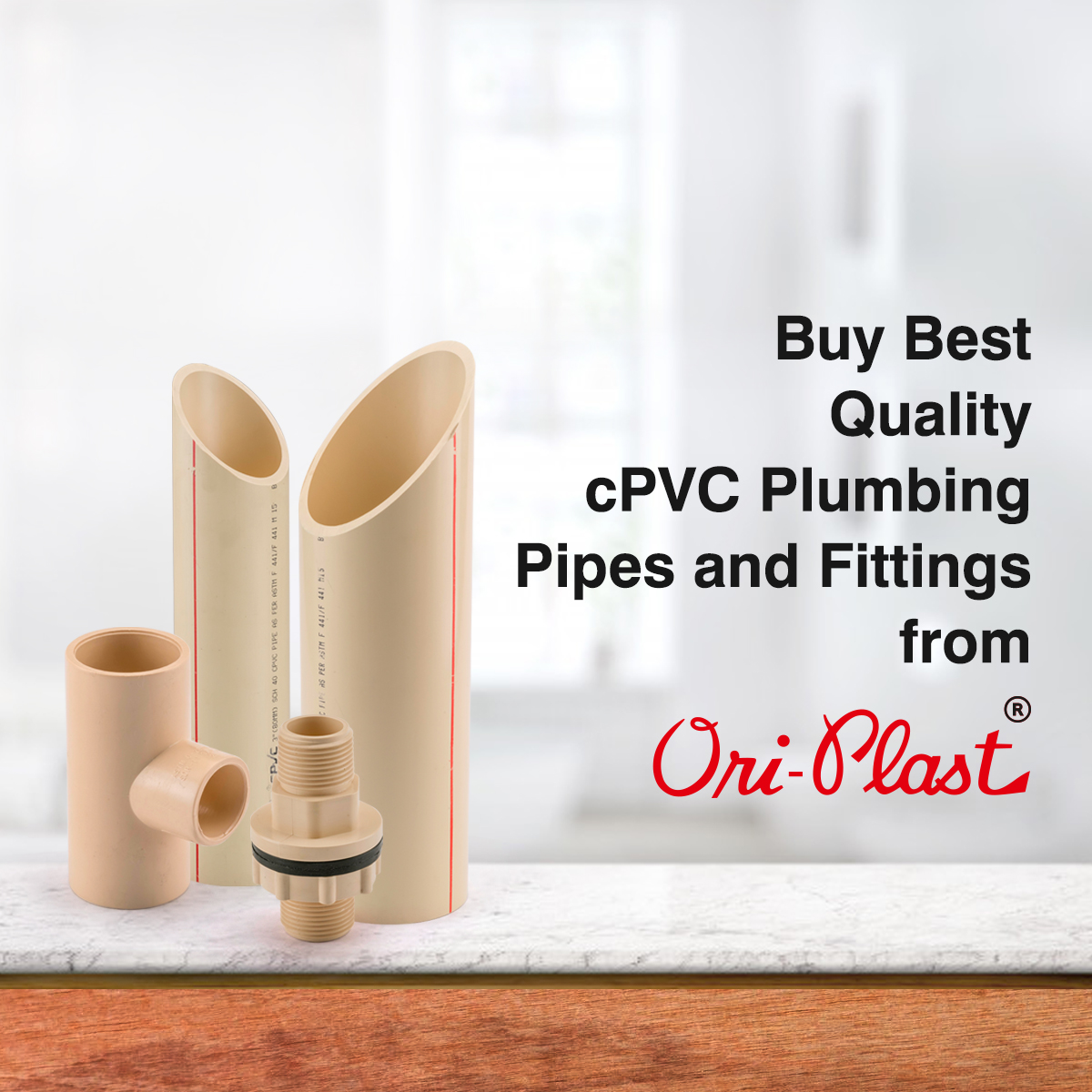 Best Quality cPVC Plumbing Pipes and Fittings from Ori-Plast