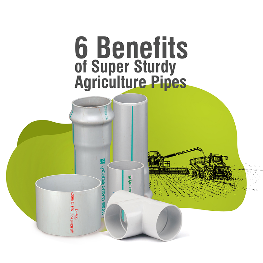 Top 6 Benefits of Using Agricultural PVC Pipes for Farmers