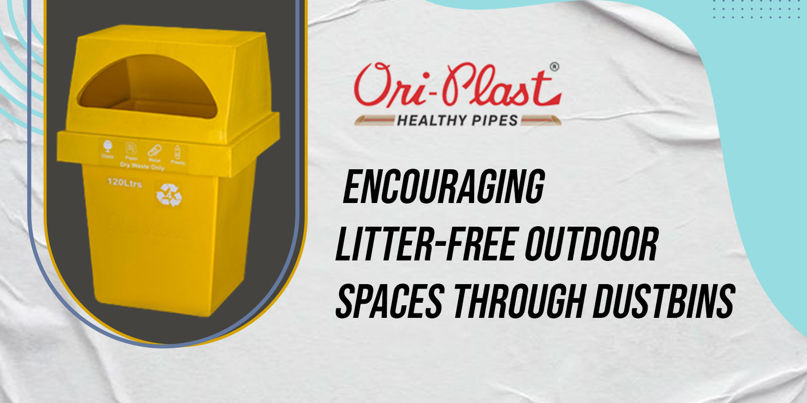 Outdoor dustbins by oriplast