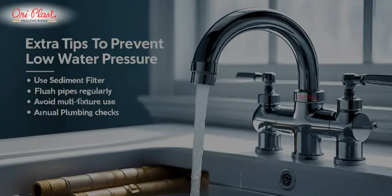 Extra Tips to Prevent Low Water Pressure